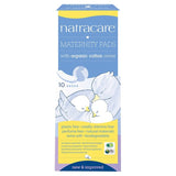 Natracare maternity pads with organic cotton cover 10 pack, imported from the UK