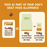 Lily's Kitchen chicken dog treat bars 3 x 40g, UK version