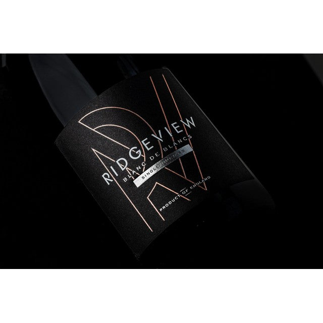 Ridgeview Blanc de Blancs sparkling wine 75cl, imported from the UK