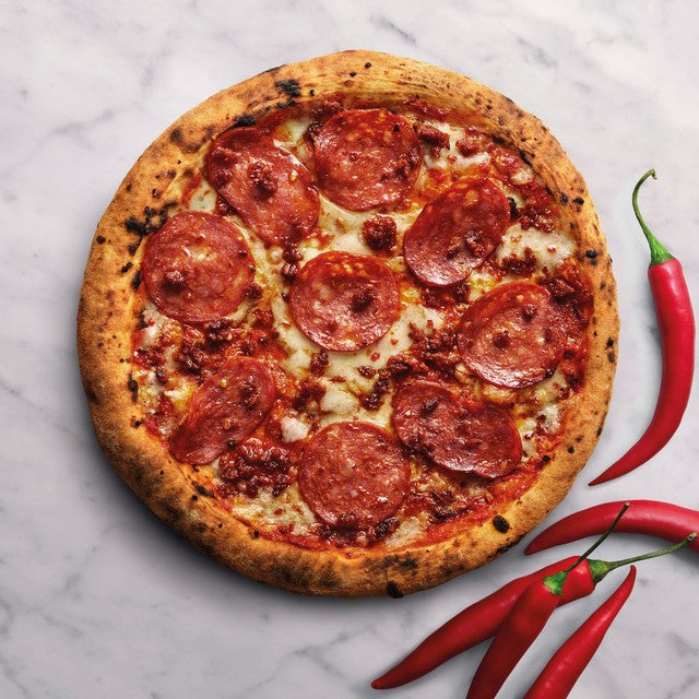 Crosta & Mollica pepperoni salami pizza 447g - British product