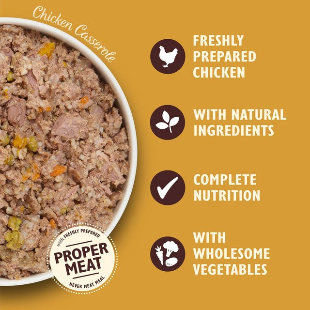 Lily's Kitchen Chicken & Turkey Casserole canned dog food 150g, UK version