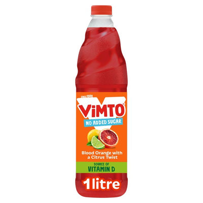 M&S Vimto Real Fruit Blood Orange, Lemon & Lime No Added Sugar Squash 1L- Buy online at McGrocer