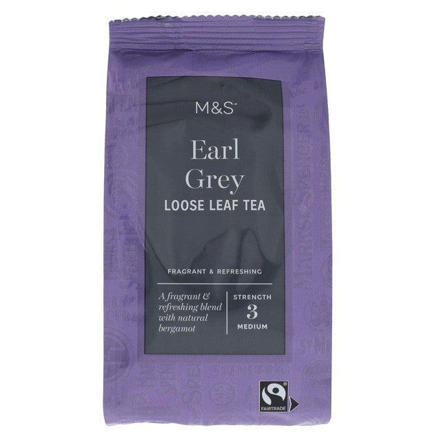 M&S Earl Grey loose tea 150g, imported from the UK