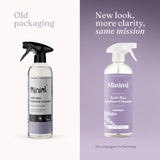 Miniml Anti-Bacterial Surface Cleaner French Lavender 750ml, imported from the UK