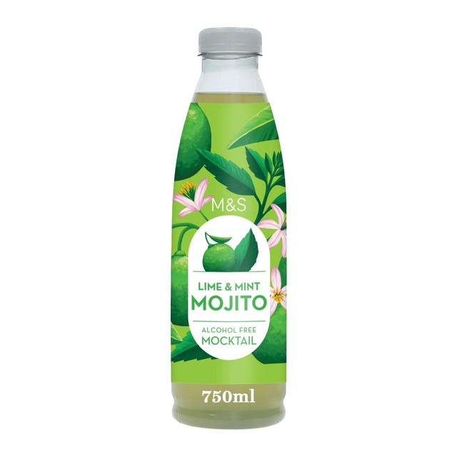 M&S Lime & Mint Mojito Mocktail 750ml, imported from the UK
