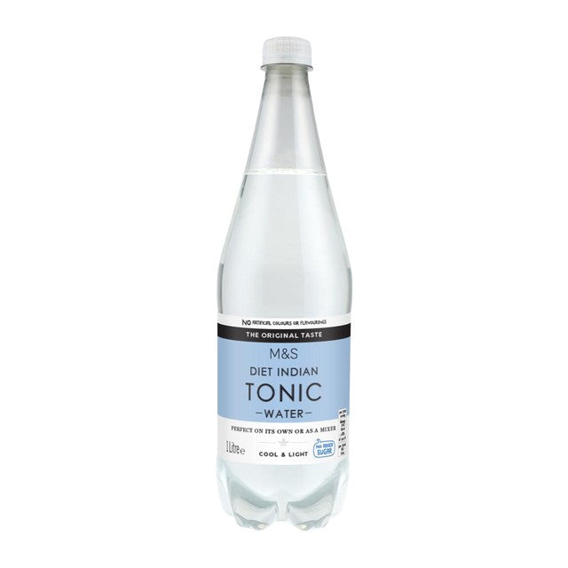 M&S diet Indian tonic water 1L, imported from the UK