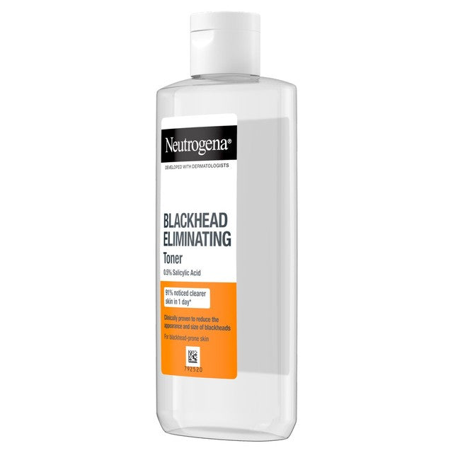 Neutrogena blackhead eliminating toner with 0.5% salicylic acid 200ml, imported from the UK