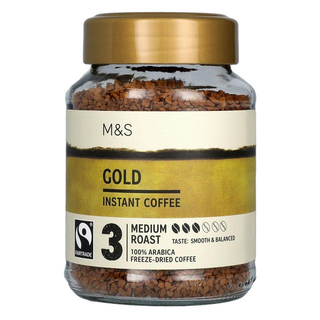 M&S Gold instant coffee 100g, imported from the UK