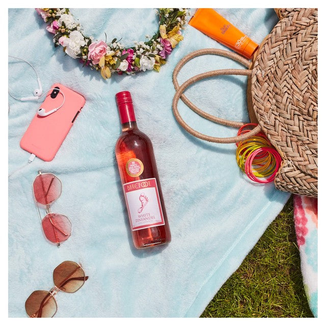 Barefoot White Zinfandel rosé wine 187ml - British product