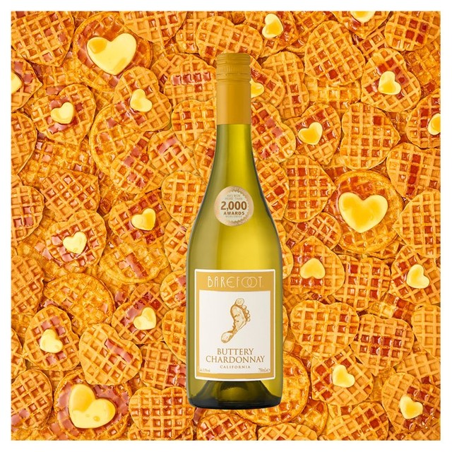 Barefoot Buttery Chardonnay White Wine 75cl - British product