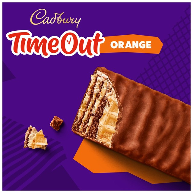 Cadbury Timeout orange chocolate wafer multi-pack, UK version