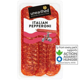 Unearthed hot and spicy pepperoni Italian air-dried sausage, UK version