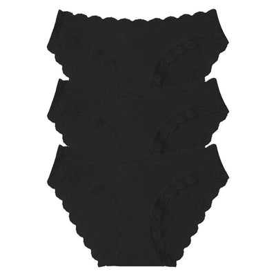 M&S Stripe & Stare Original Knicker Three Pack Black L- اشترِ عبر الإنترنت من McGrocer