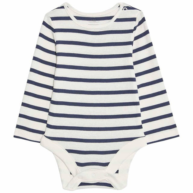 M&S Denim Dungaree outfit in Dark Denim for 9-12 Months - British product