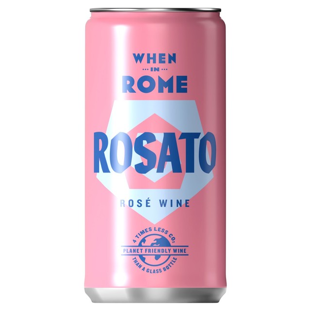 When In Rome Rosato IGT rosé wine 187ml can (British brand)