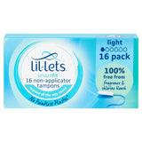 Lil-Lets SmartFit Lite non-applicator tampons 16 pack, UK version