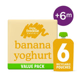 Little Freddie banana baby food yoghurt 6 x 100g, UK version