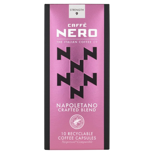 Caffe Nero Napoletano blend coffee capsules 10 count - British product