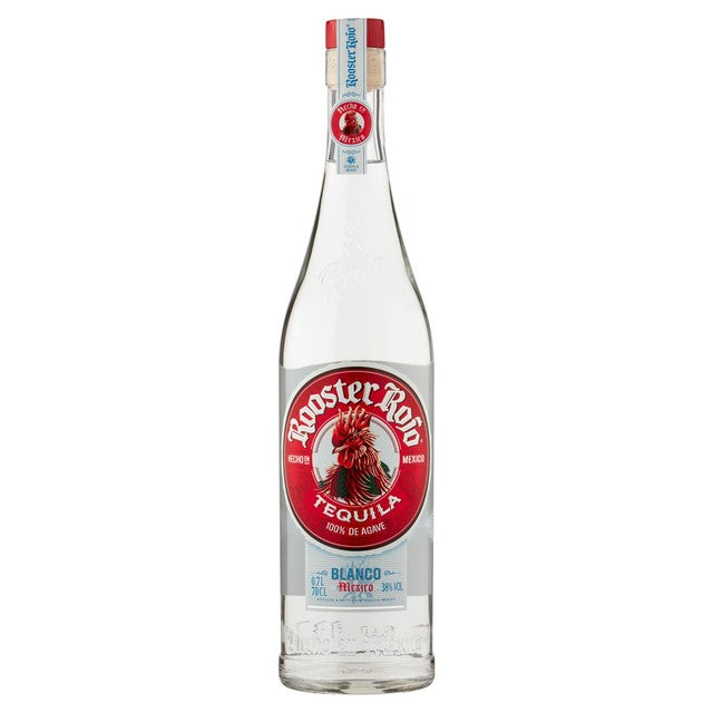 Rooster Rojo Tequila Blanco 70cl, imported from the UK