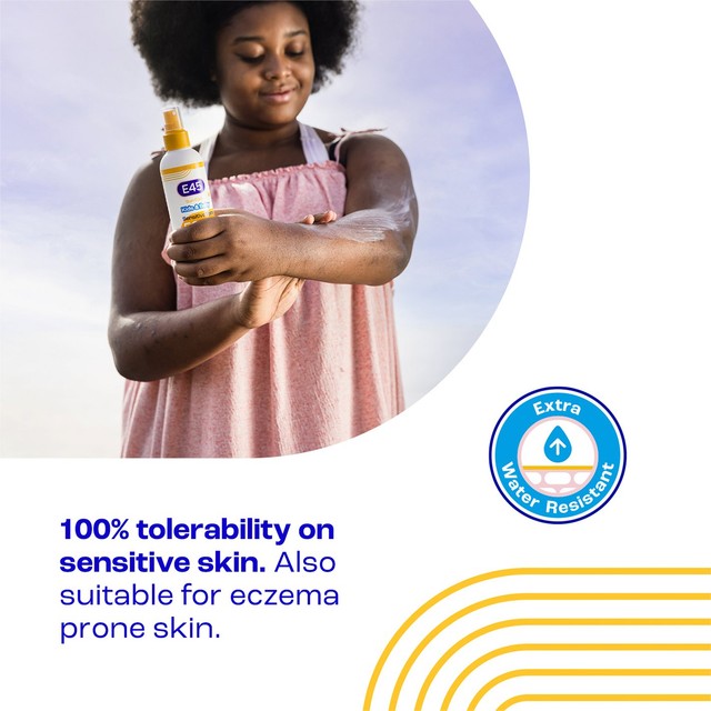 E45 kids sun spray SPF 50+, UK version