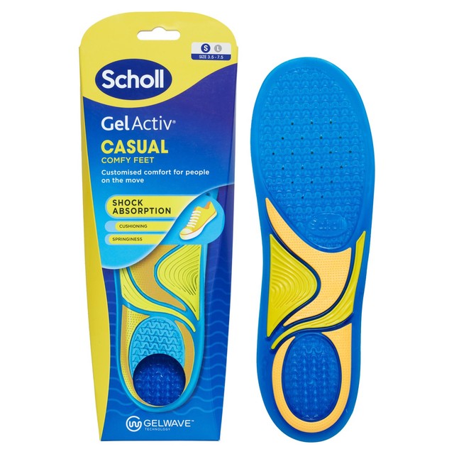 Scholl Gel Activ Casual Insoles Small (British brand)