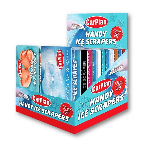 Tetrosyl Credit Card Ice Scraper for car windscreens - British product