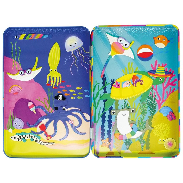 Floss & Rock Magnetic Playtime Tin Ocean playset - British product