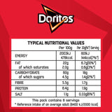 Doritos Chilli Heatwave tortilla chips 180g, imported from the UK