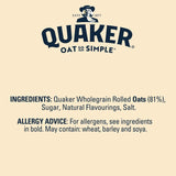 Quaker golden syrup porridge sachets family pack 20 sachets, imported from the UK