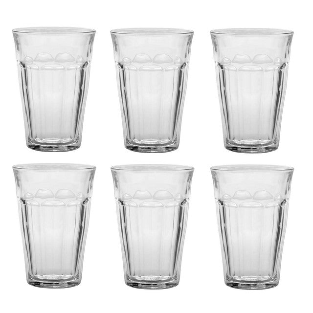 Duralex Picardie glass tumblers 360ml - British product