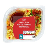 M&S orzo and slow roasted tomatoes salad 200g, imported from the UK