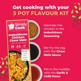 SimplyCook Indochinese Chicken Chow Mein Recipe Kit 52g (British brand)