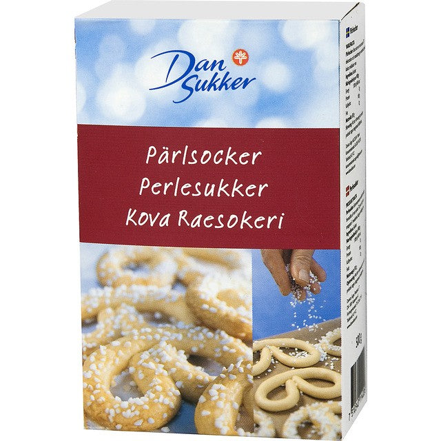 Dansukker coarse pearl sugar 500g - British product