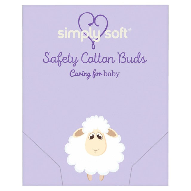 Simply Soft baby safety cotton buds pack of 50 (British brand)