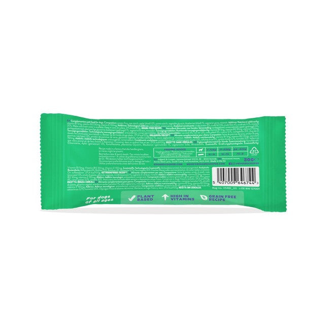 Edgard & Cooper dog treat bar apple and blueberry 30g - British product