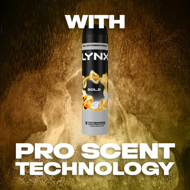 Lynx Gold anti-perspirant spray 250ml, UK version