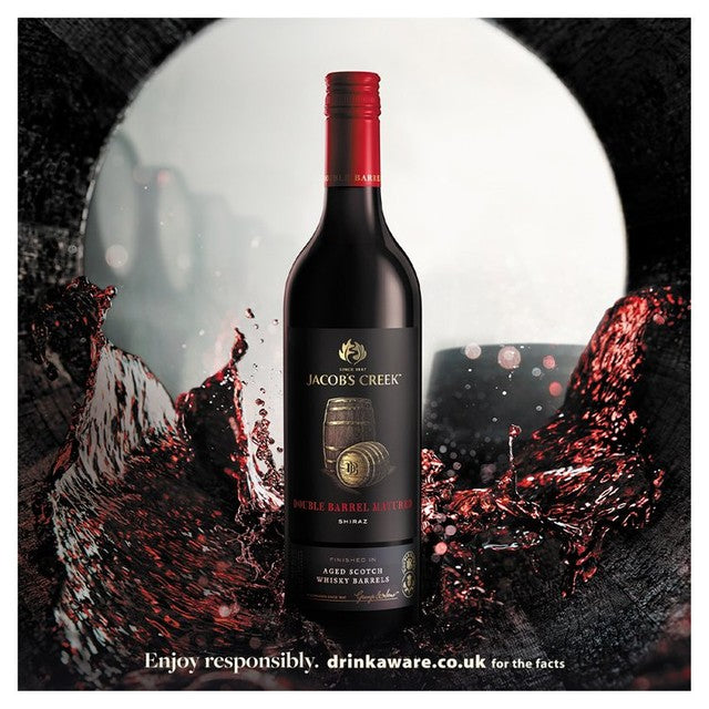 Jacob's Creek Double Barrel Matured Shiraz red wine 75cl, UK version