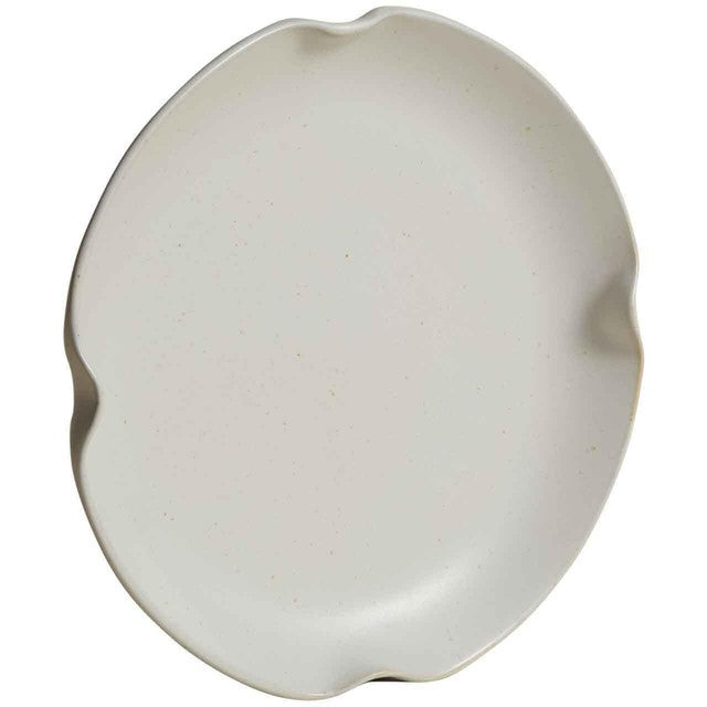 M&S scallop side plate cream stoneware (British brand)