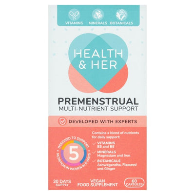 M&S Health & Her Premenstrual Multi-Nutrient Support Capsules 60- Buy online at McGrocer