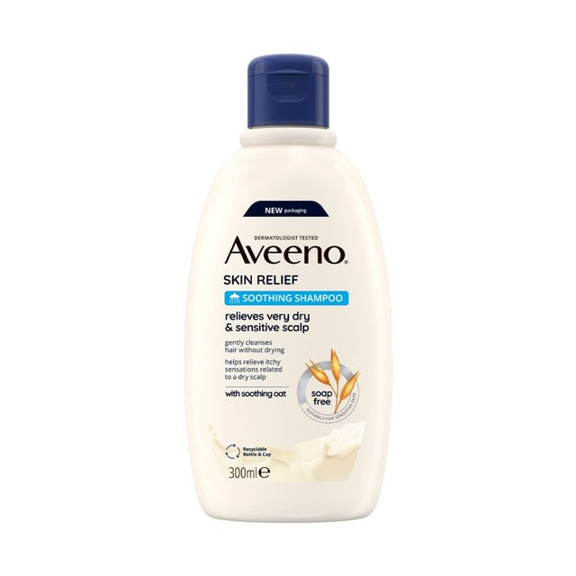 Aveeno Skin Relief Soothing Shampoo for dry sensitive scalp 300ml - British product