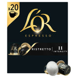 L'OR Ristretto coffee pods intensity 11 x20 pack, UK version