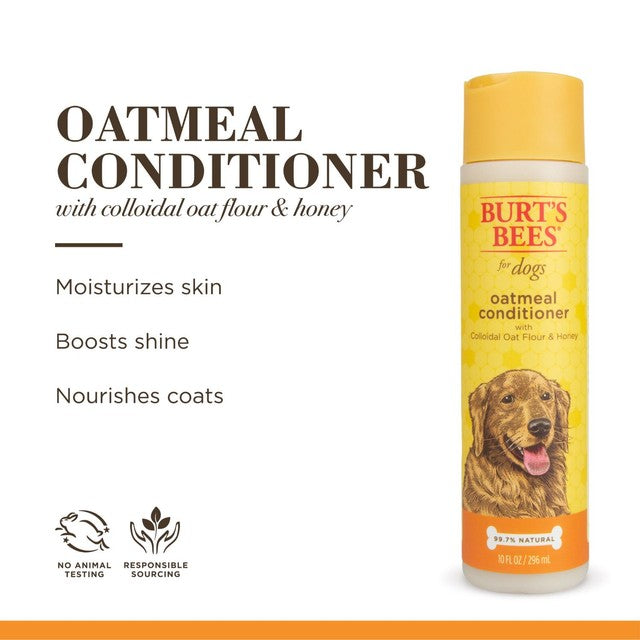 Burt's Bees oatmeal dog conditioner 284ml - British product