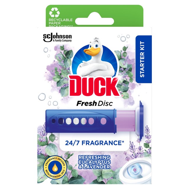 Toilet Duck Fresh Discs Lavender & Eucalyptus 36ml (British brand)