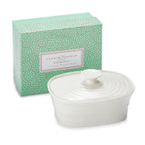 Sophie Conran white porcelain butter dish with cover, 15.5cm x 12cm (British brand)