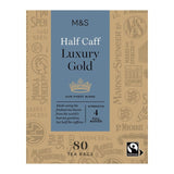 M&S Half Caff Gold Tea 80 tea bags (British brand)