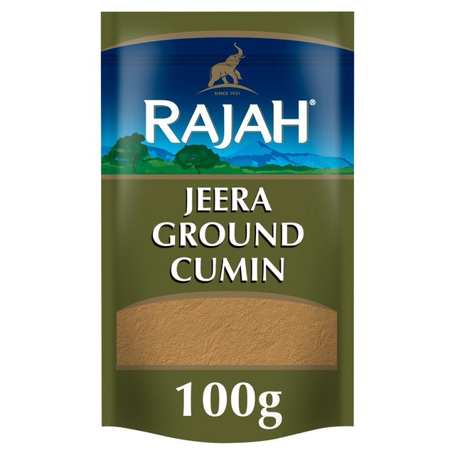 Rajah Ground Cumin Jeera Powder 100g, imported from the UK