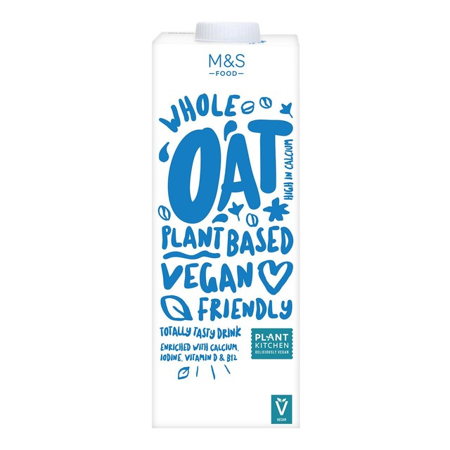 M&S Plant Kitchen whole oat drink 1L, imported from the UK