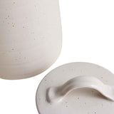 M&S medium ceramic storage jar neutral stoneware, UK version