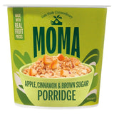 Moma apple cinnamon & brown sugar porridge pot 65g, imported from the UK