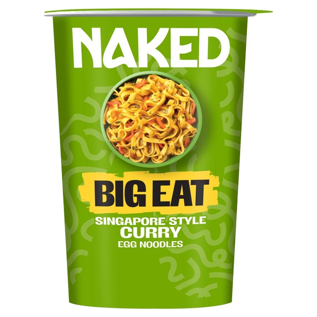 Naked Noodle Singapore Curry instant noodles 104g, imported from the UK